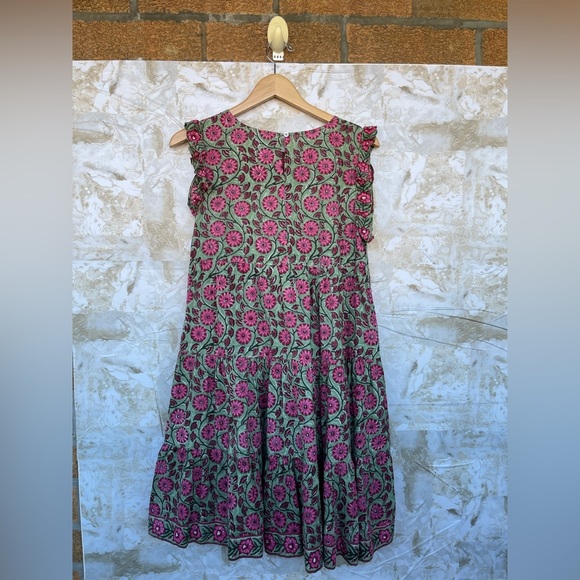 CJ LAING COTTON FLORAL DRESS SIZE MEDIUM - Picture 8 of 9